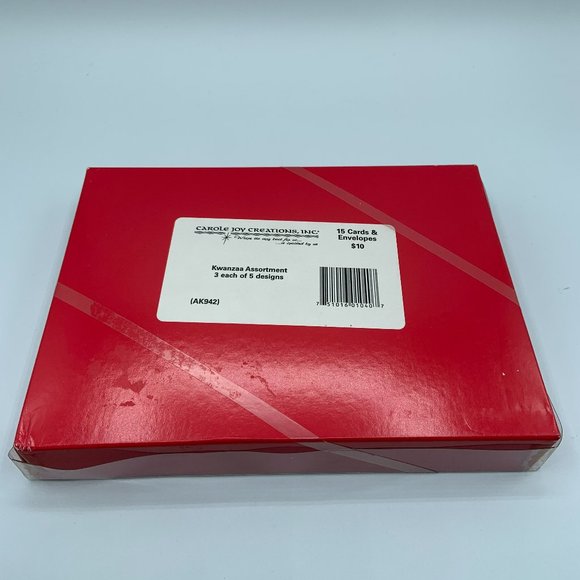 Carole Joy Creations, Inc. - Celebrate Kwanzaa Greeting Cards AK942 - Picture 2 of 2